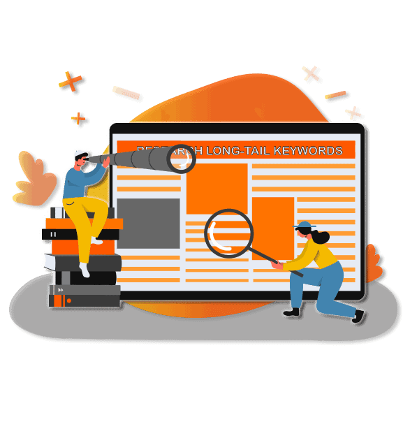 Research long-tail keywords to gain Organic Traffic