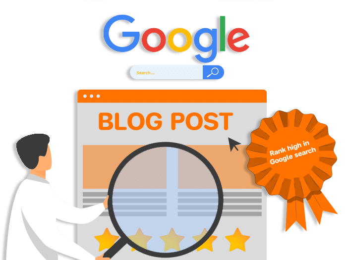 How to rank your blog post high in Google search